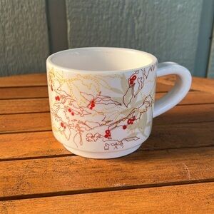 STARBUCKS Fall Seasonal Leaf Floral Mug 10oz